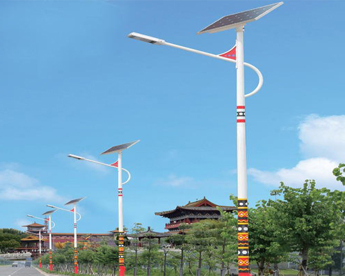 达孜民族特色路灯